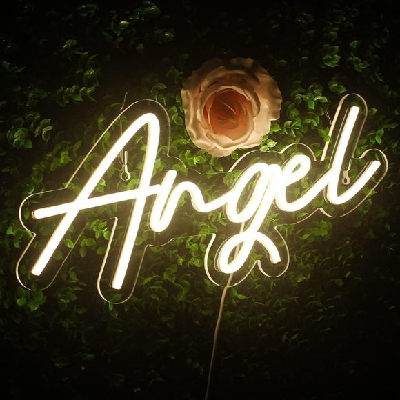 Neon Angel Light Sign for Bedroom/Living Room/Patio Decor Furniture Party LED - Picture 5 of 5